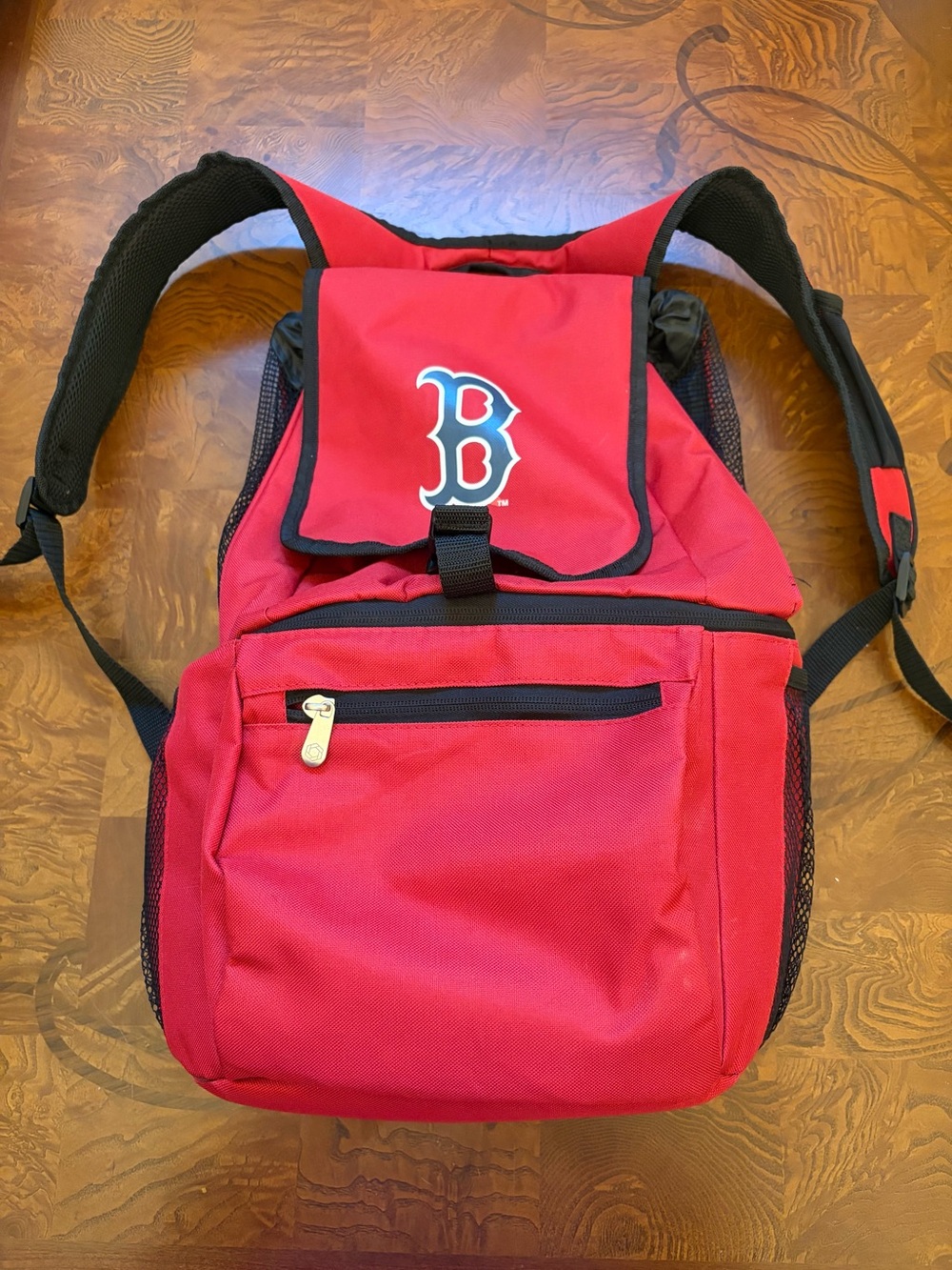 Red Boston 'B' Logo Backpack - Cooler  Men